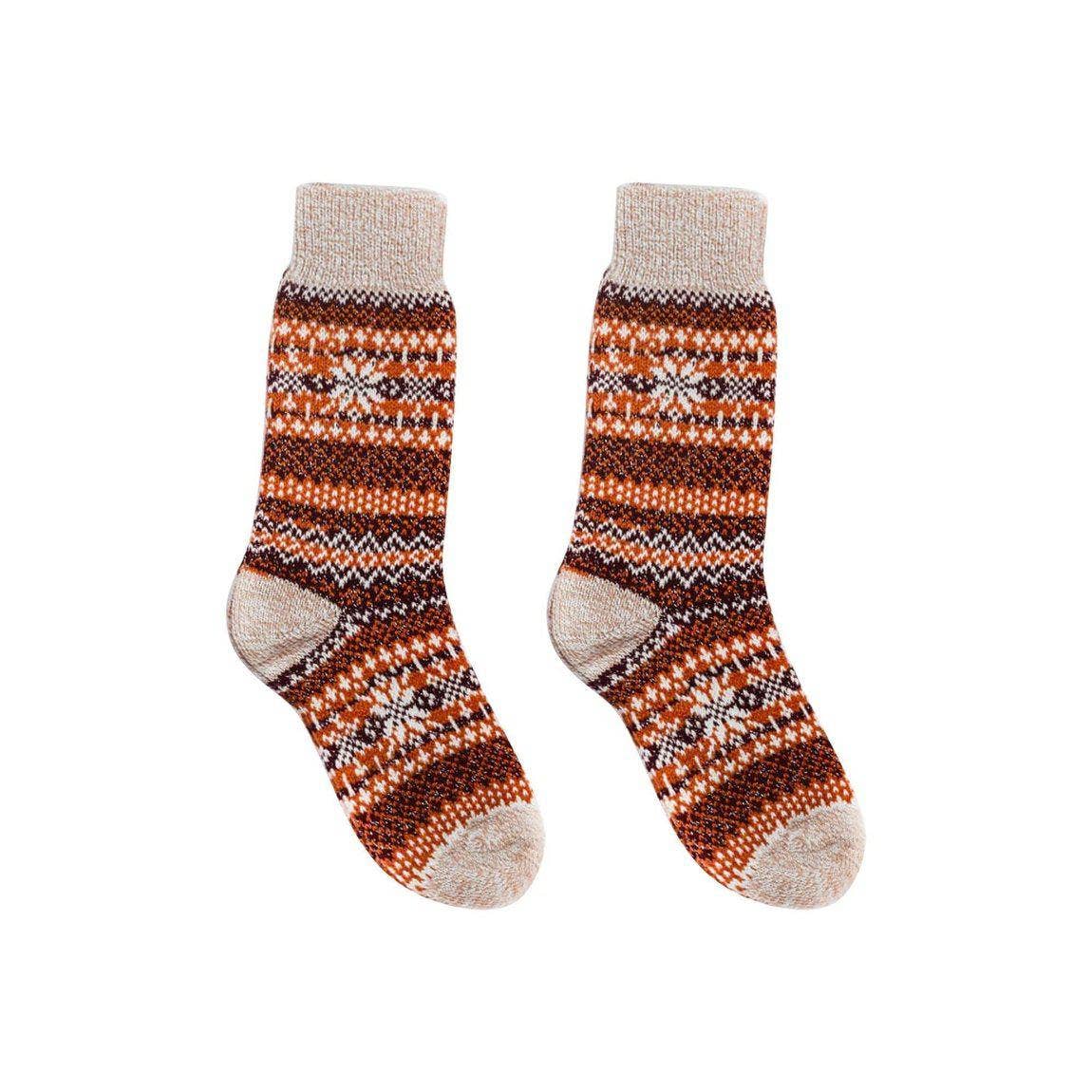 Cozy Socks - Pumpkin - Large