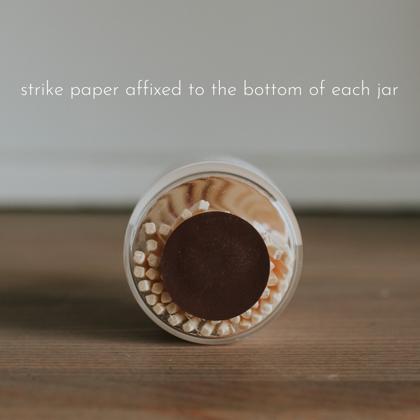 Monochrome Color Tip Jar Matchsticks