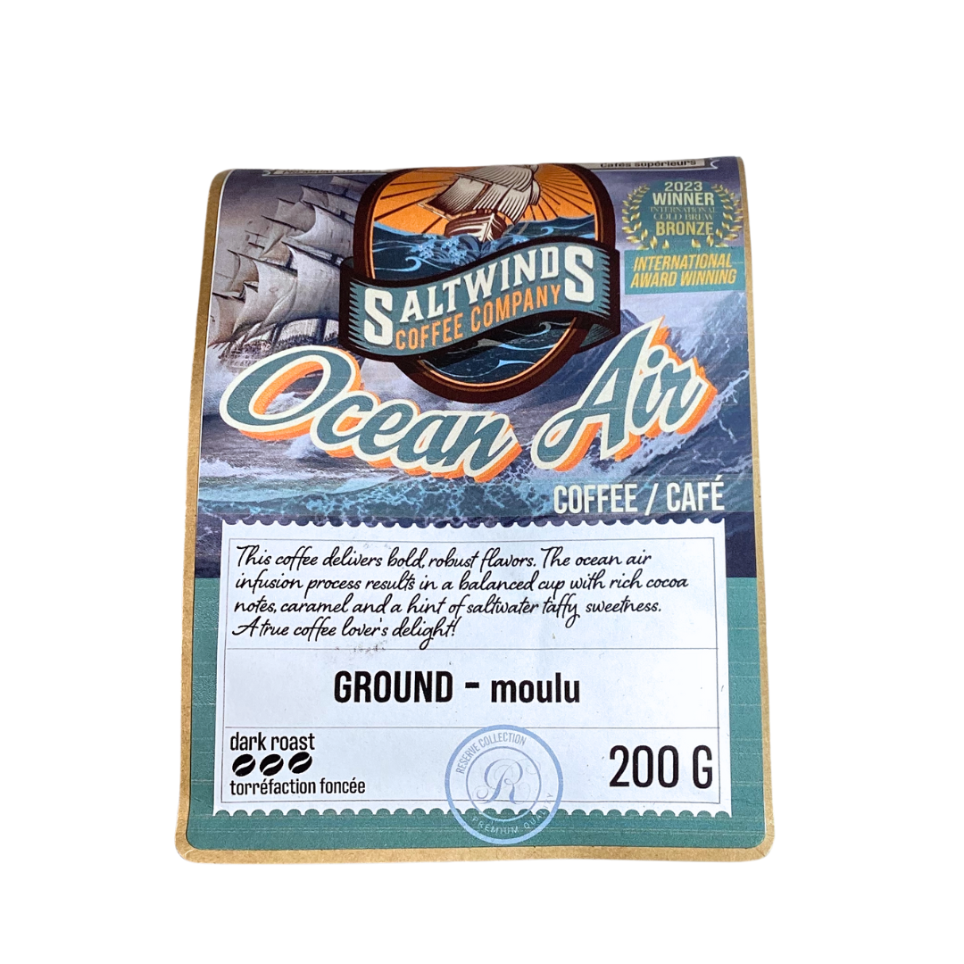 Ocean Air Coffee - Dark Roast - Ground - 200g