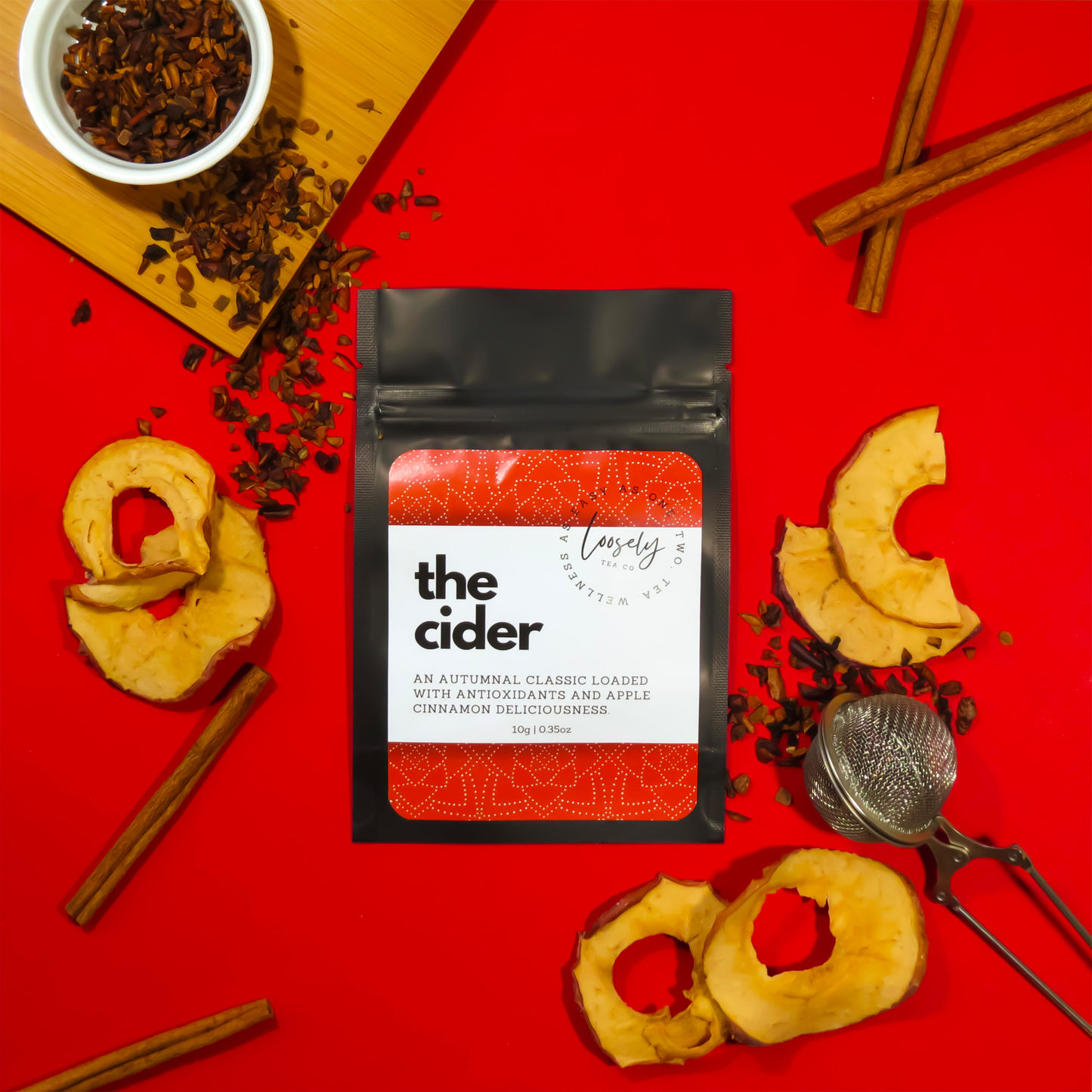 The Cider - Decaf Apple Cinnamon Loose Tea: 10g Bag