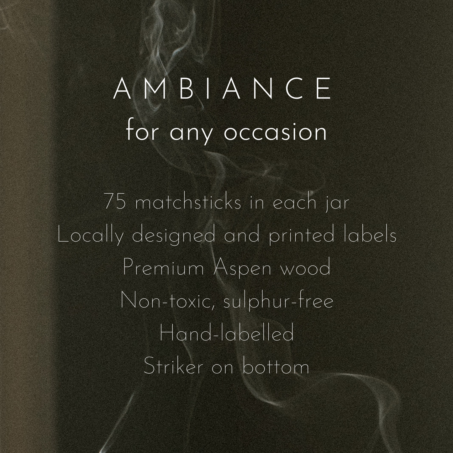 Monochrome Color Tip Jar Matchsticks