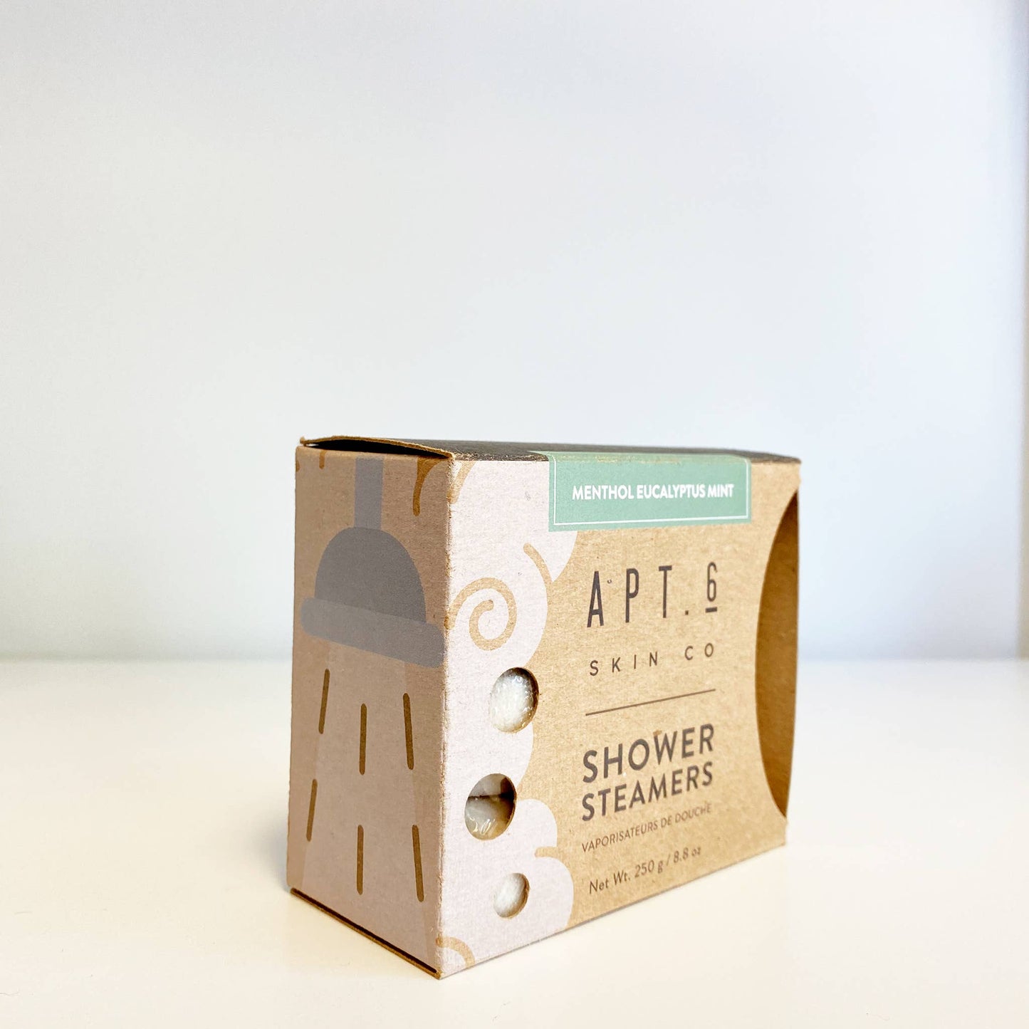 6pk Shower Steamers: Menthol Eucalyptus Mint