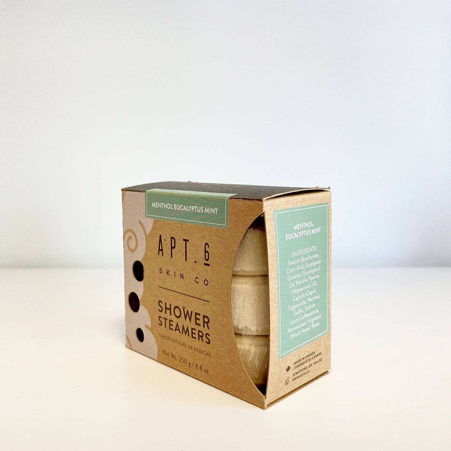 6pk Shower Steamers: Menthol Eucalyptus Mint