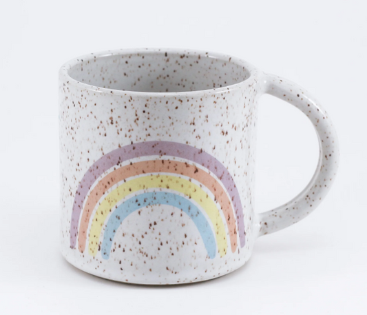 Rainbow Pottery Mug