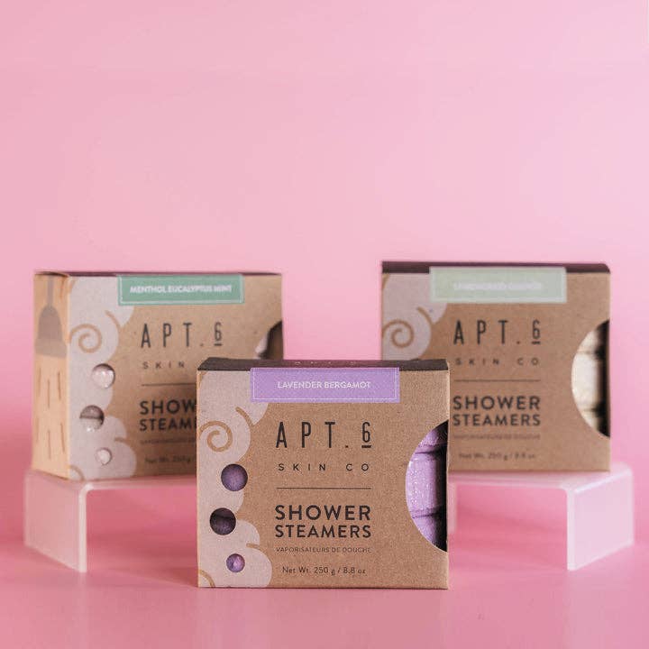 6pk Shower Steamers: Menthol Eucalyptus Mint