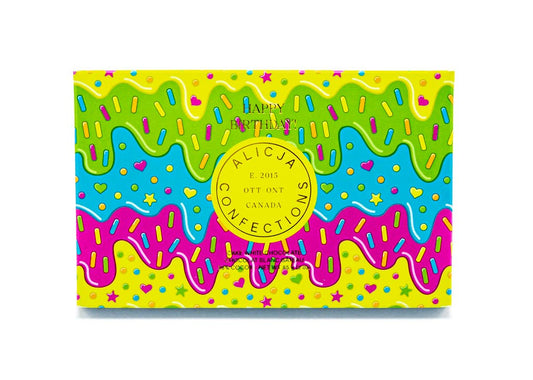 Happy Birthday! - White Chocolate Bar - Postcard