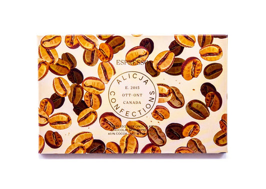 Espresso - Vegan Dark Chocolate Bar - Postcard
