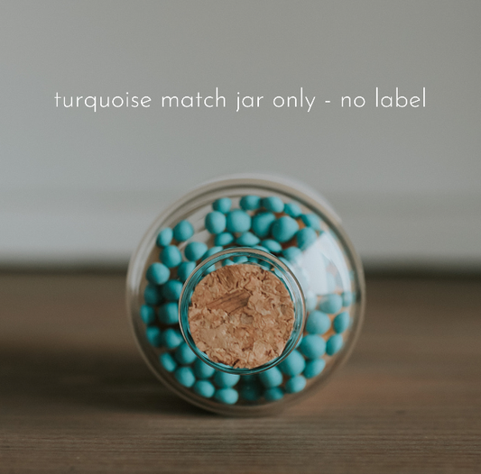 Turquoise Jar Matchsticks