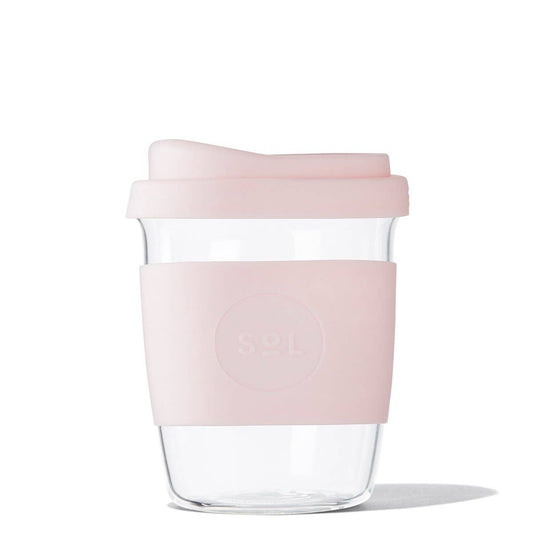 8OZ Perfect Pink Glass Travel Tumbler